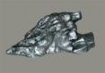 Скульптура Паганини. Искусственный камень. Тонирование под серебро..